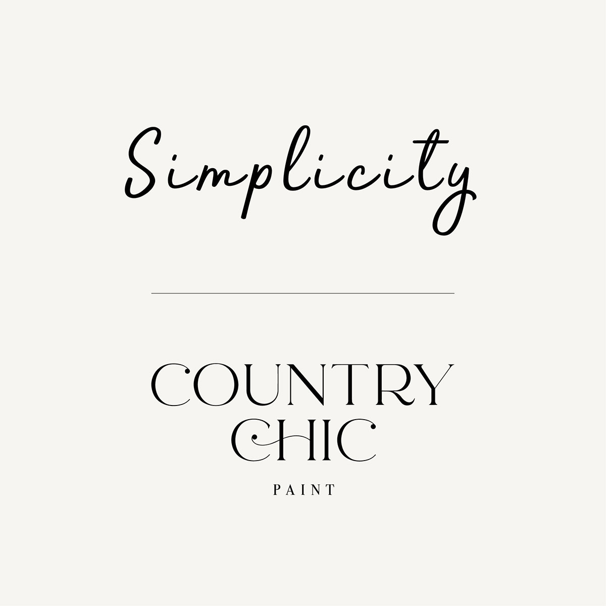 Country Chic Paint SIMPLICITY