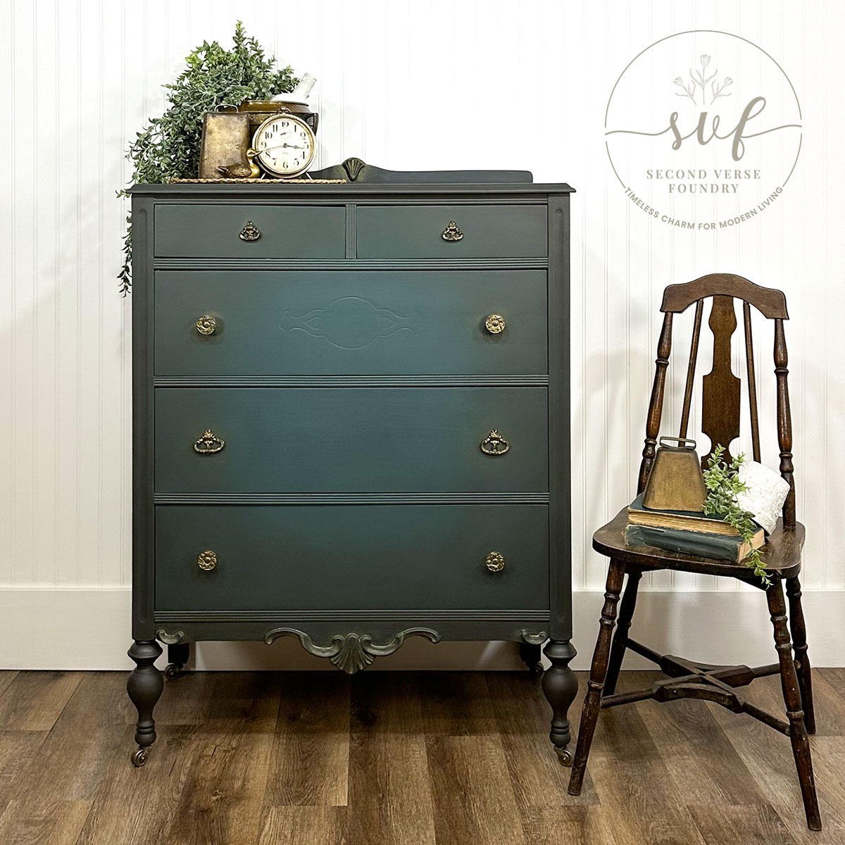 Deep Sea Teal— Vintage Tallboy