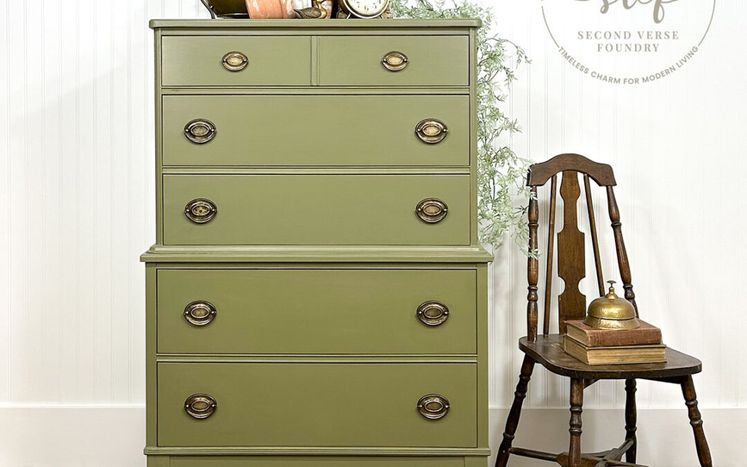 Vintage Bedroom Suite— Stacked Dresser