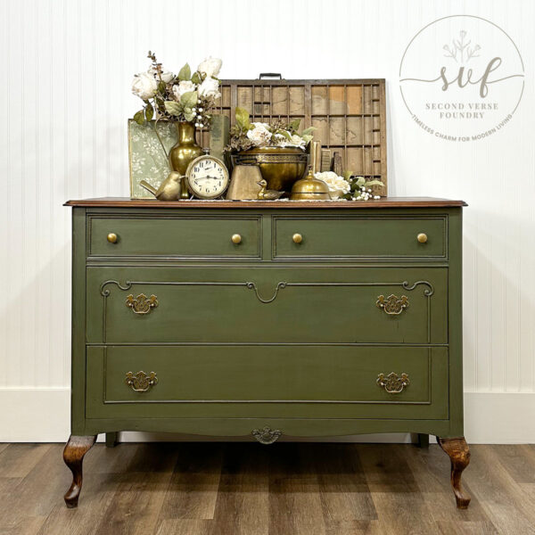 Antique Queen Anne Dresser