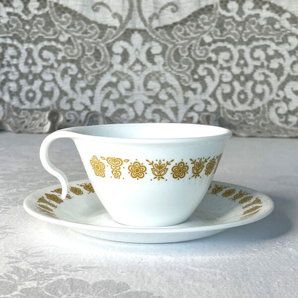 Butterfly Gold Tea Cup and Saucer