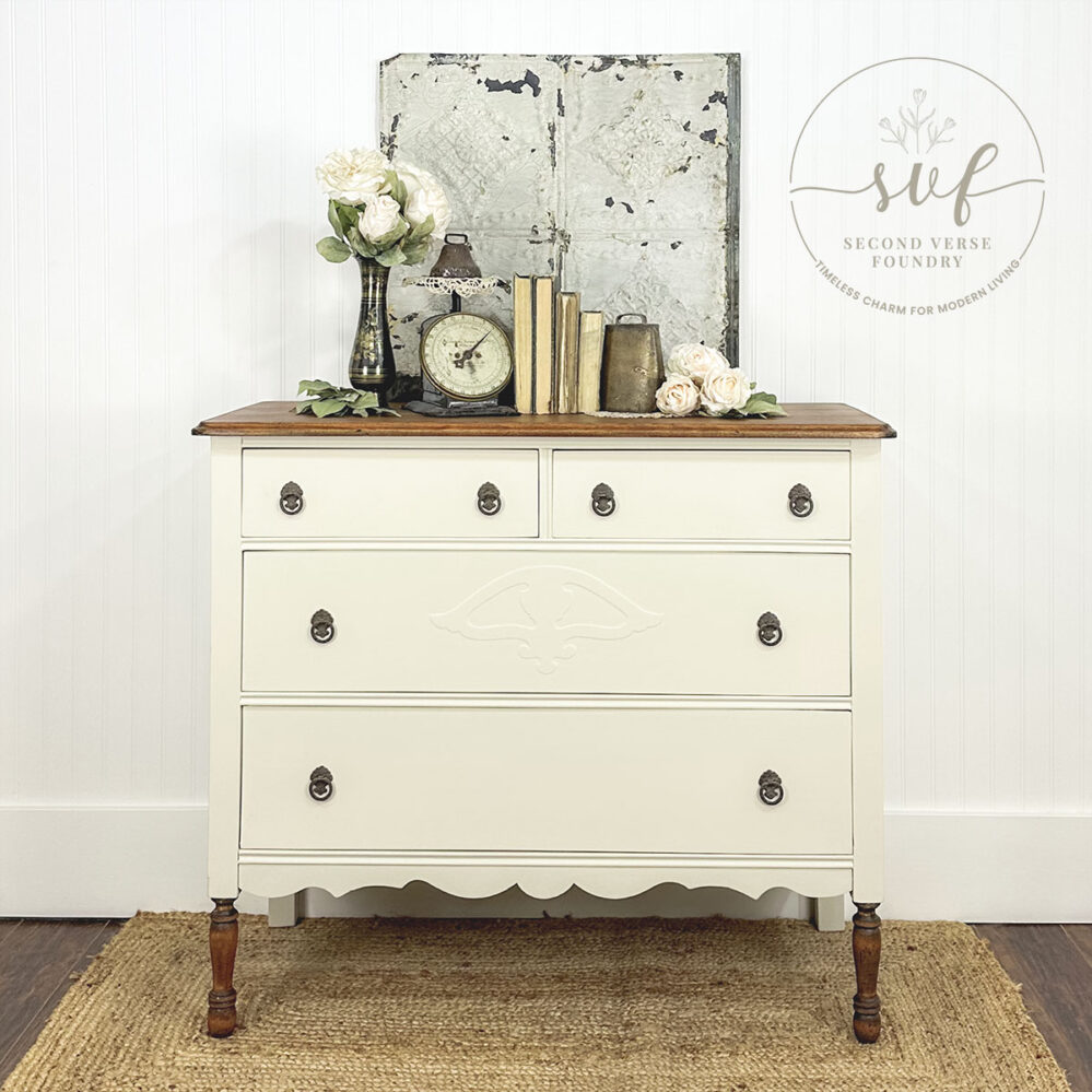 Painted Vintage Dresser