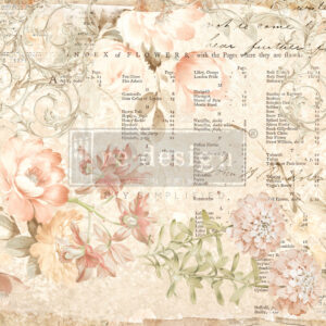 Redesign with Prima FLORAL PARCHMENT