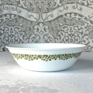 Spring Blossom Green Serving Bowl