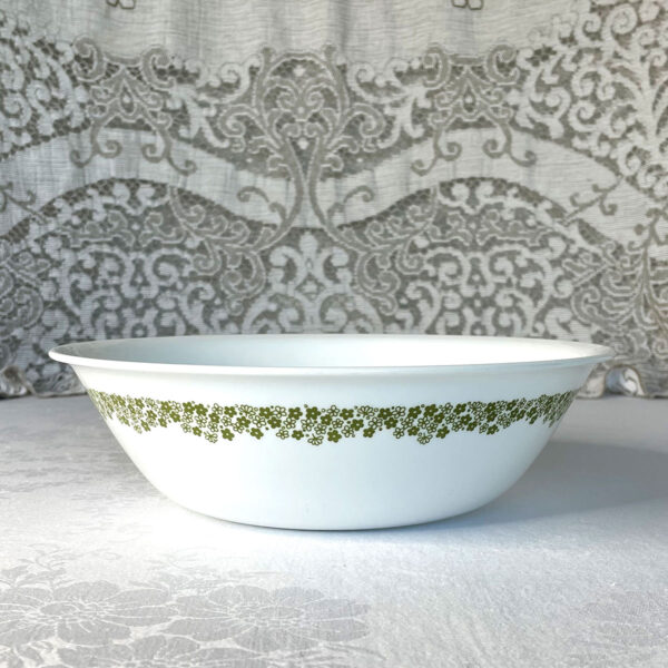 Spring Blossom Green Serving Bowl