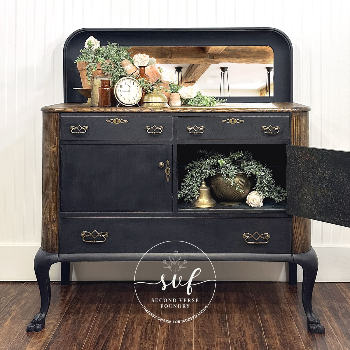 Stately & Sexy— Antique Sideboard